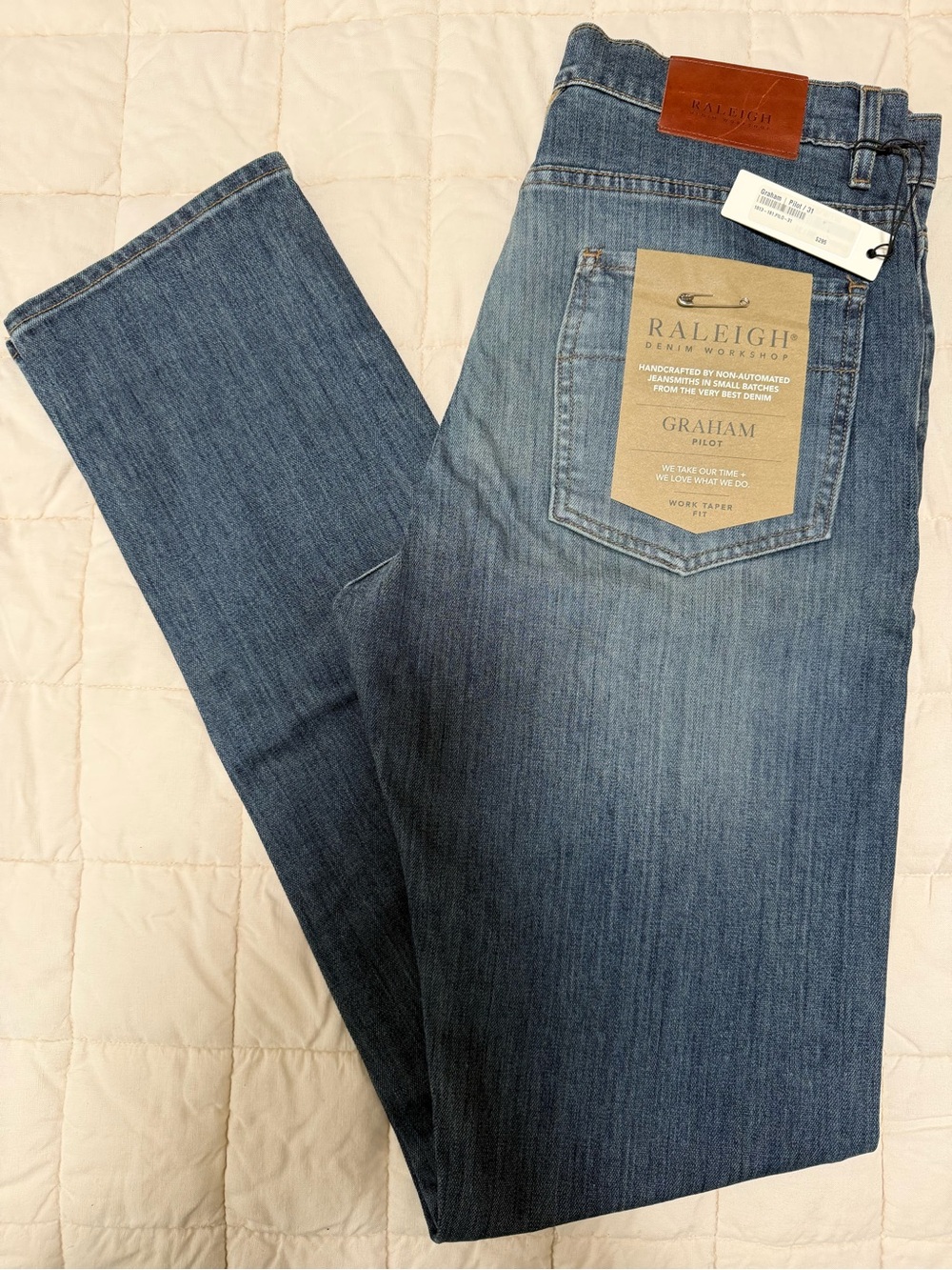 Graham Relaxed Tapered Denim Jeans